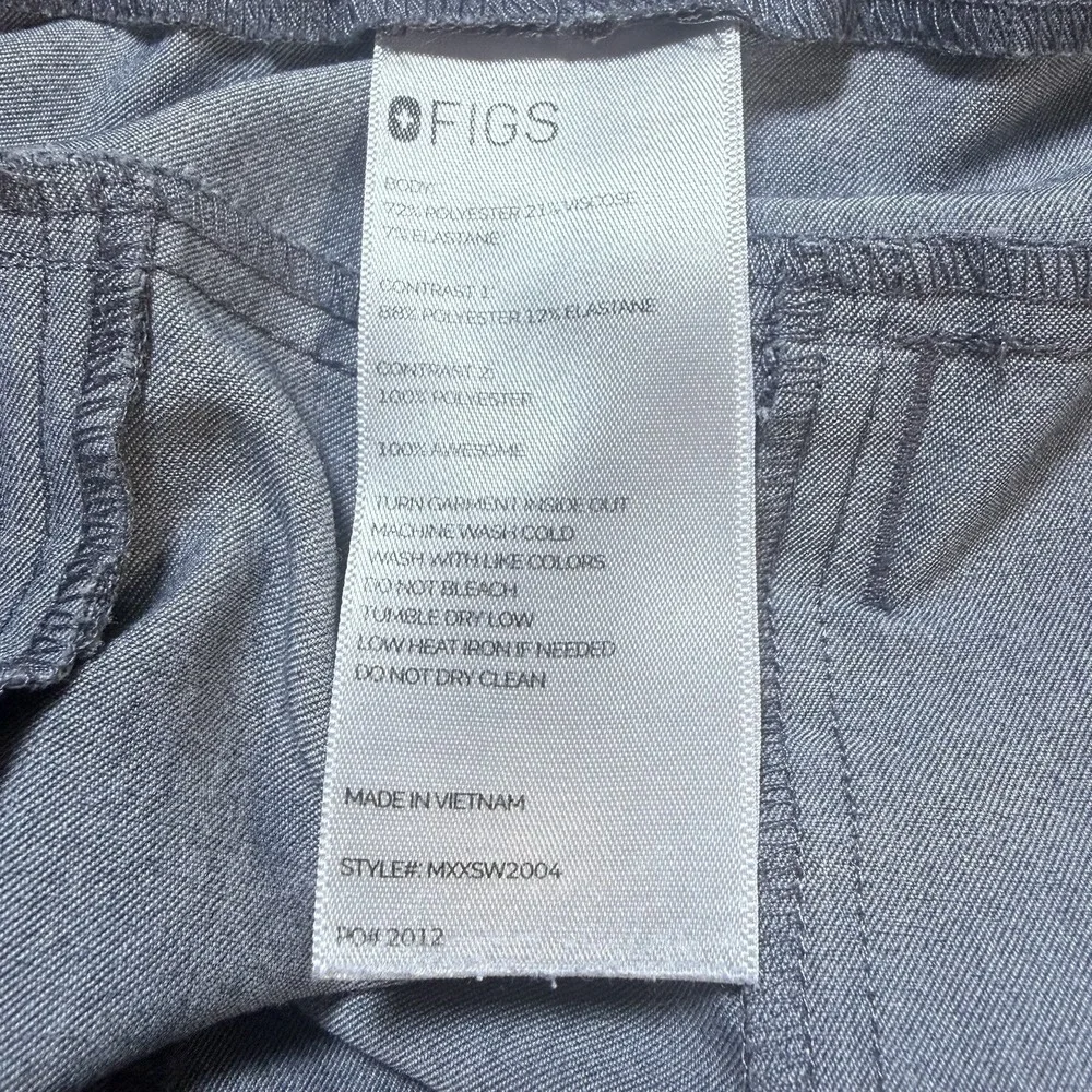 Figs Tansen Jogger Men's XL MXXSW2004 Gray PO# 2012